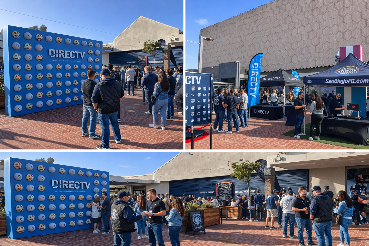 Pacific Coast Communications Authorized ATT Dealer at a Directv field event